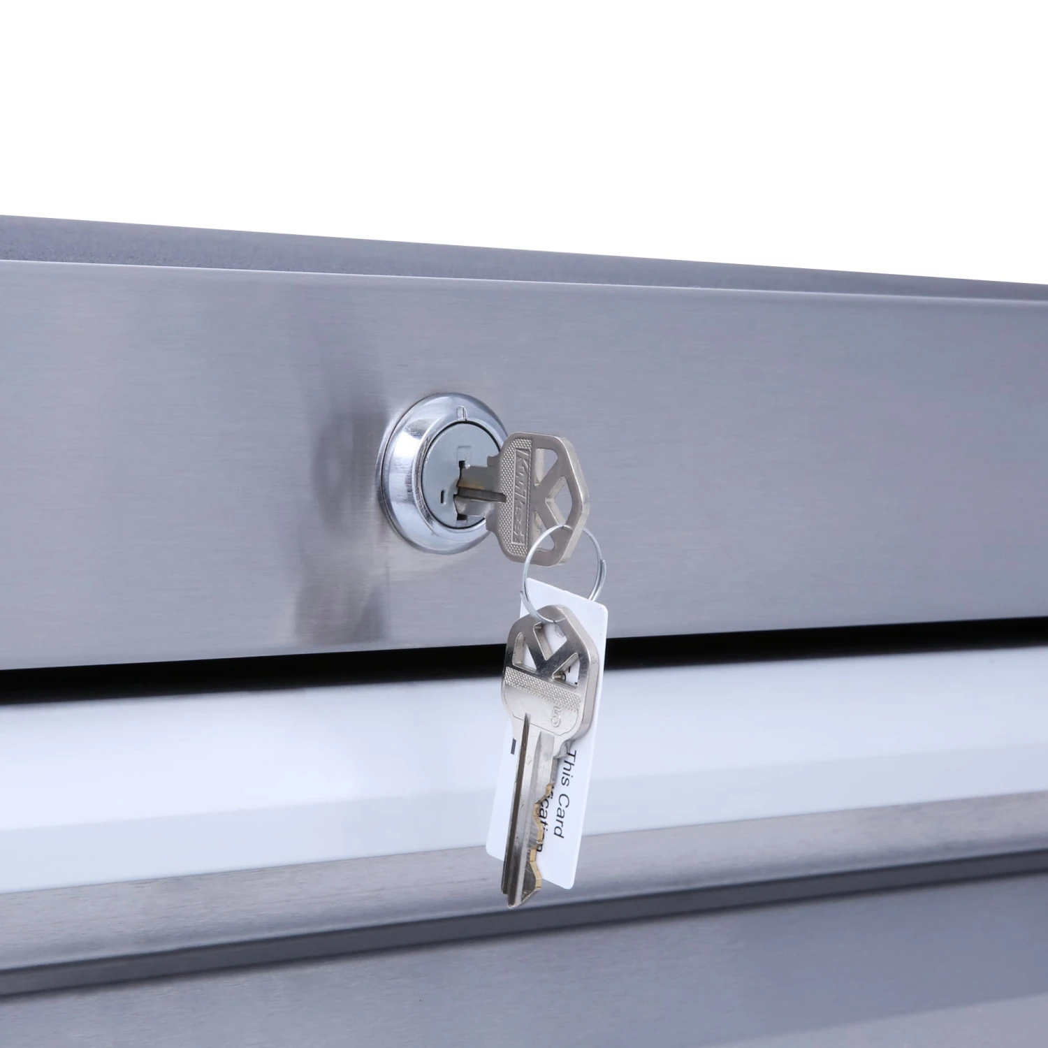 Kobalt Bottom Tool Cabinets 3000 Series 41-in W x 37.5-in H 8-Drawer Stainless Steel Rolling Tool Cabinet (Stainless Steel) 6 Kobalt Bottom Tool Cabinets 3000 Series 41-in W x 37.5-in H 8-Drawer Stainless Steel Rolling Tool Cabinet (Stainless Steel) - Image 6