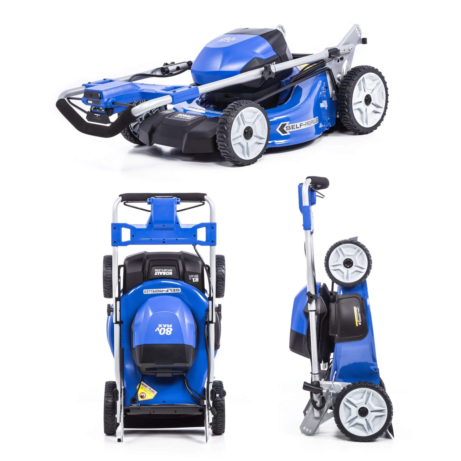 Kobalt Cordless Electric Push Lawn Mowers 80-Volt Max Brushless 21-in Self-propelled Cordless Electric Lawn Mower (Battery Not Included and) 9 Kobalt Cordless Electric Push Lawn Mowers 80-Volt Max Brushless 21-in Self-propelled Cordless Electric Lawn Mower (Battery Not Included and) - Image 9