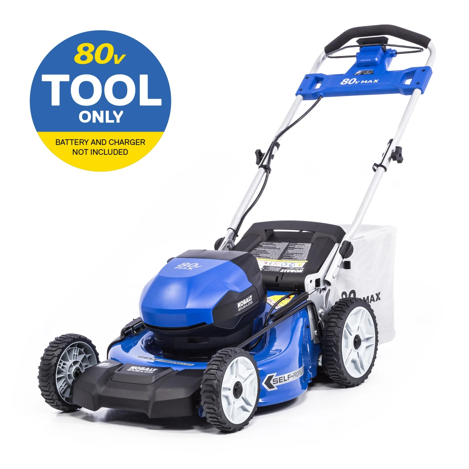 Kobalt Cordless Electric Push Lawn Mowers 80-Volt Max Brushless 21-in Self-propelled Cordless Electric Lawn Mower (Battery Not Included and) 1 Kobalt Cordless Electric Push Lawn Mowers 80-Volt Max Brushless 21-in Self-propelled Cordless Electric Lawn Mower (Battery Not Included and)