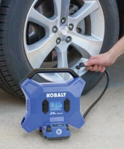 Kobalt Air Inflators Kobalt 24 Volt cordless high pressure inflator 24-Volt Lithium Ion (Li-Ion) Air Inflator (Power Source: Battery) -Kobalt Sales Store 11621570