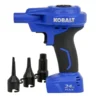 Kobalt Air Inflators 24V Cordless High Volume Inflator 24-Volt Lithium Ion (Li-Ion) Air Inflator (Power Source: Battery)