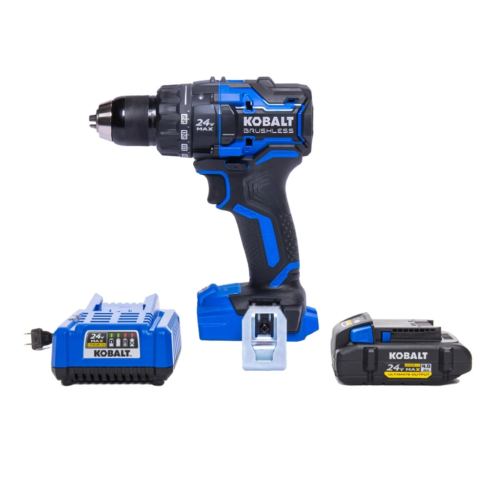 Kobalt Drills 24-volt Max 1/2-in Brushless Cordless Drill (1-Battery Included and Charger Included) 1 Kobalt Drills 24-volt Max 1/2-in Brushless Cordless Drill (1-Battery Included and Charger Included)