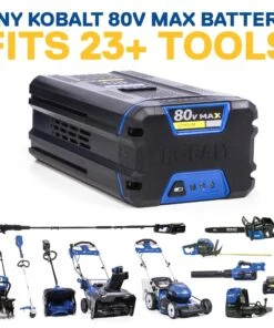 Kobalt Cordless Electric Chainsaws 80-Volt Max 18-in Brushless Cordless Electric Chainsaw 5 Ah (Battery & Charger Included) -Kobalt Sales Store 12158301