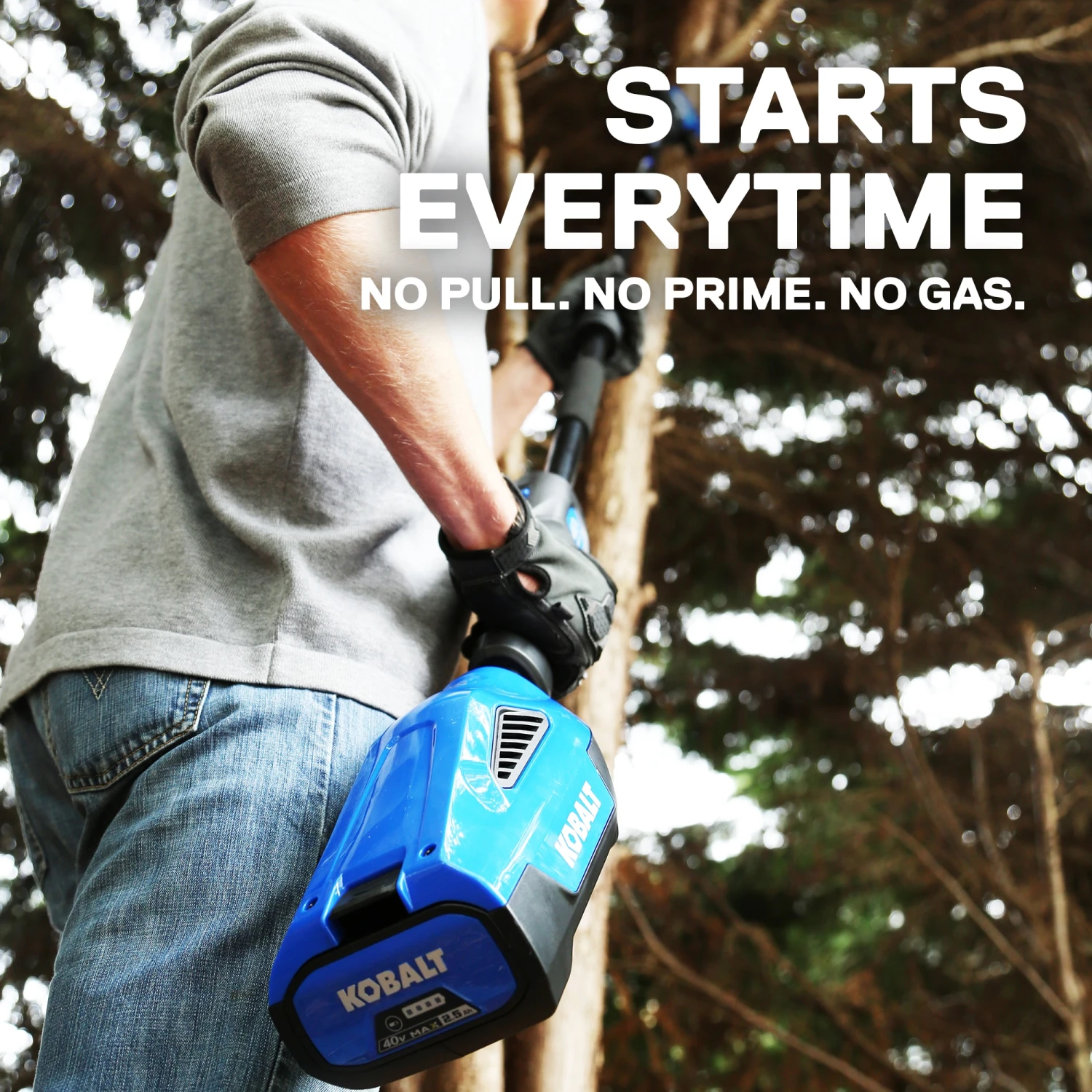 Kobalt Cordless Electric Pole Saws 40-Volt Max 8-in Cordless Electric Pole Saw (Battery & Charger Included) 5 Kobalt Cordless Electric Pole Saws 40-Volt Max 8-in Cordless Electric Pole Saw (Battery & Charger Included) - Image 5