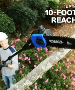 Kobalt Cordless Electric Pole Saws 40-Volt Max 8-in Cordless Electric Pole Saw (Battery & Charger Included) 16 Kobalt Cordless Electric Pole Saws 40-Volt Max 8-in Cordless Electric Pole Saw (Battery & Charger Included) -Kobalt Sales Store 12234439