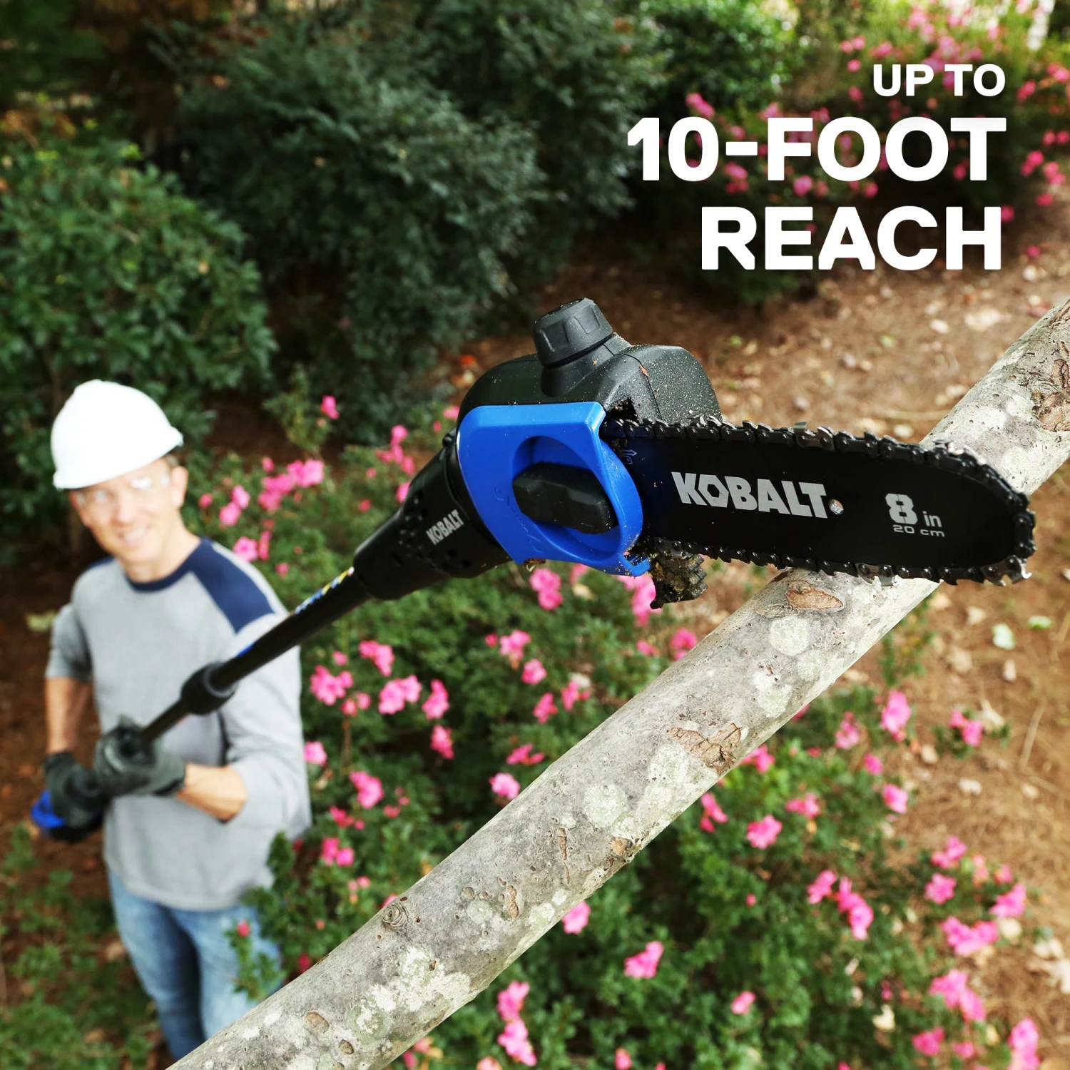 Kobalt Cordless Electric Pole Saws 40-Volt Max 8-in Cordless Electric Pole Saw (Battery & Charger Included) 7 Kobalt Cordless Electric Pole Saws 40-Volt Max 8-in Cordless Electric Pole Saw (Battery & Charger Included) - Image 7