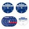 Kobalt Circular Saw Blades 6-Pack 4-in Set High-speed Steel Circular Saw Blade Set
