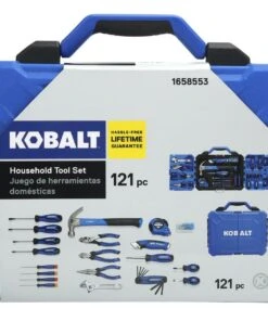 Kobalt Household Tool Sets 121-Piece Household Tool Set with Folding Case -Kobalt Sales Store 15060475