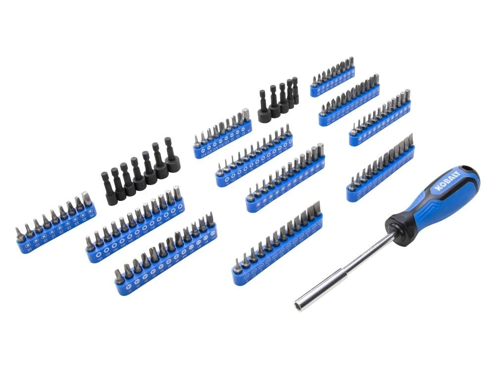 Kobalt Mechanics Tool Sets 319-Piece Standard (SAE) and Metric Combination Polished Chrome Mechanics Tool Set (1/4-in; 3/8-in) 12 Kobalt Mechanics Tool Sets 319-Piece Standard (SAE) and Metric Combination Polished Chrome Mechanics Tool Set (1/4-in; 3/8-in) - Image 12