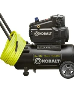 Kobalt Air Compressors 8-Gallon Single Stage Portable Electric Horizontal Air Compressor 18 Kobalt Air Compressors 8-Gallon Single Stage Portable Electric Horizontal Air Compressor -Kobalt Sales Store 15104716