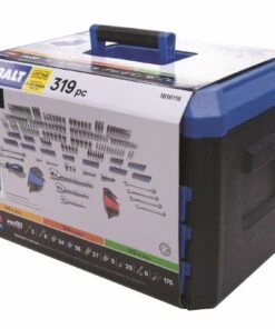 Kobalt Mechanics Tool Sets 319-Piece Standard (SAE) and Metric Combination Polished Chrome Mechanics Tool Set (1/4-in; 3/8-in) 39 Kobalt Mechanics Tool Sets 319-Piece Standard (SAE) and Metric Combination Polished Chrome Mechanics Tool Set (1/4-in; 3/8-in) -Kobalt Sales Store 15280779