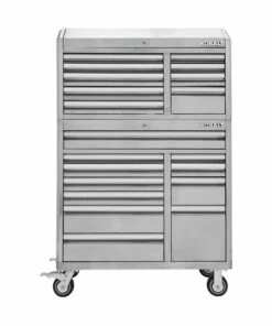 Kobalt Bottom Tool Cabinets 3000 Series 41-in W x 41-in H 11-Drawer Stainless Steel Rolling Tool Cabinet (Stainless Steel) -Kobalt Sales Store 15318994 scaled