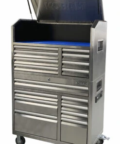 Kobalt Top Tool Chests 3000 Series 41-in W x 26.1-in H 8-Drawer Stainless Steel Tool Chest (Stainless Steel) -Kobalt Sales Store 15318999 scaled