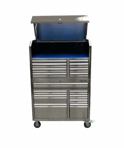 Kobalt Bottom Tool Cabinets 3000 Series 41-in W x 37.5-in H 8-Drawer Stainless Steel Rolling Tool Cabinet (Stainless Steel) 27 Kobalt Bottom Tool Cabinets 3000 Series 41-in W x 37.5-in H 8-Drawer Stainless Steel Rolling Tool Cabinet (Stainless Steel) -Kobalt Sales Store 15319000 scaled