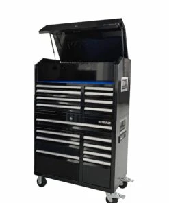 Kobalt Bottom Tool Cabinets 3000 Series 41-in W x 37.5-in H 8-Drawer Steel Rolling Tool Cabinet (Black) 27 Kobalt Bottom Tool Cabinets 3000 Series 41-in W x 37.5-in H 8-Drawer Steel Rolling Tool Cabinet (Black) -Kobalt Sales Store 15319015 scaled
