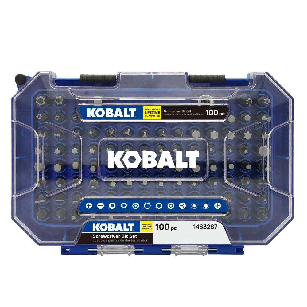 Kobalt Screwdriver Bits 1-in Set Steel Hex Shank Screwdriver Bit Set Screwdriver (100-Piece) 1 Kobalt Screwdriver Bits 1-in Set Steel Hex Shank Screwdriver Bit Set Screwdriver (100-Piece)