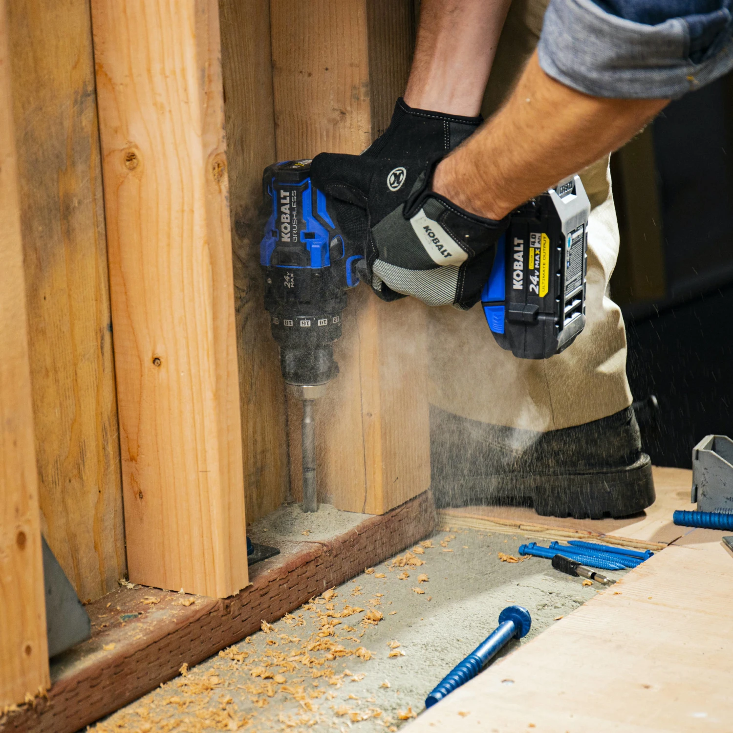 Kobalt Drills 24-volt Max 1/2-in Brushless Cordless Drill (1-Battery Included and Charger Included) 8 Kobalt Drills 24-volt Max 1/2-in Brushless Cordless Drill (1-Battery Included and Charger Included) - Image 8