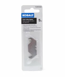 Kobalt Replacement Utility Blades Carbon Steel Hook Utility Razor Blade(5-Pack)