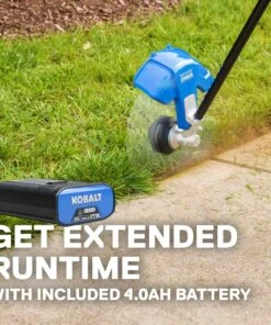 Kobalt Cordless Electric String Trimmers 40-Volt Max 16-in Straight Cordless String Trimmer with Attachment Capable and (Battery Included) 27 Kobalt Cordless Electric String Trimmers 40-Volt Max 16-in Straight Cordless String Trimmer with Attachment Capable and (Battery Included) -Kobalt Sales Store 15728282