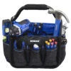 Kobalt Tool Bags Blue Black Polyester 12-in Tool Tote