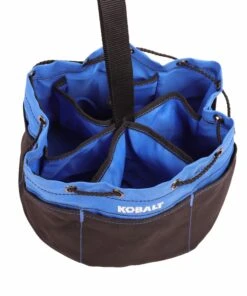 Kobalt Tool Bags Blue Black Polyester 10-in Accessory Tool Bag