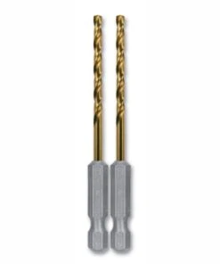 Kobalt Twist Drill Bits 2-Piece 1/8-in 2-1/2-in Titanium Coated Hss Twist Drill Bit