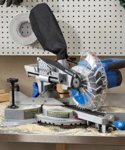 Kobalt Miter Saws Compact sliding 7-1/4-in 10 Amps Single Bevel Sliding Compound Corded Miter Saw -Kobalt Sales Store 16863042