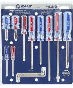 Kobalt Screwdrivers 12-Piece Acetate Handle Set Multi-bit Screwdriver Set -Kobalt Sales Store 16988796