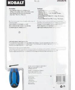 Kobalt Screwdrivers 10-Piece Plastic Handle Magnetic Set Screwdriver Set 10 Kobalt Screwdrivers 10-Piece Plastic Handle Magnetic Set Screwdriver Set -Kobalt Sales Store 17117347