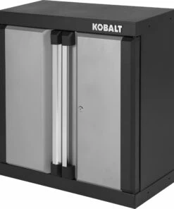 Kobalt Garage Cabinets 28-in W x 28-in H x 12.5-in D Steel Wall-mounted Garage Cabinet