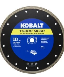 Kobalt Diamond Saw Blades 10-in Turbo Mesh Diamond Blade