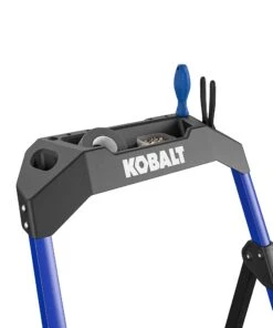 Kobalt Step Stools 2-Step 300-lb Capacity Black Steel Foldable Step Stool -Kobalt Sales Store 17788038