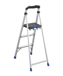 Kobalt Step Stools 3-Step 250-lb Capacity Aluminum Foldable Step Stool -Kobalt Sales Store 17788332