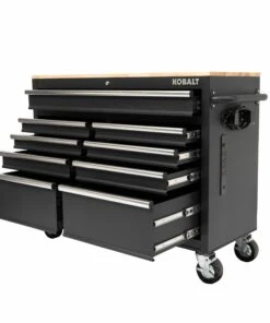 Kobalt Work Benches 46.1-in W x 37.2-in H 9-Drawer Rubber Work Bench -Kobalt Sales Store 17902368 scaled