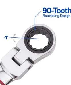 Kobalt Ratchet Wrenches & Sets 8-Piece Set 12-Point Standard (SAE) Flexible Head Ratchet Wrench Set -Kobalt Sales Store 40902049