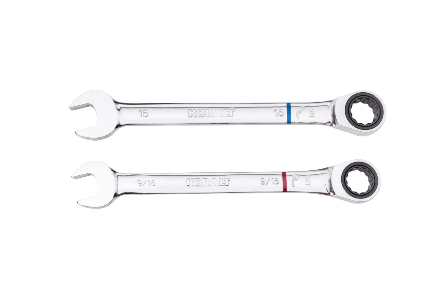 Kobalt Ratchet Wrenches & Sets 20-Piece Set 12-Point Standard (SAE) and Metric Combination Ratchet Wrench Set 7 Kobalt Ratchet Wrenches & Sets 20-Piece Set 12-Point Standard (SAE) and Metric Combination Ratchet Wrench Set - Image 7