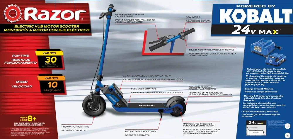 Kobalt Scooters Kobalt Power Core 100 BL 9 Kobalt Scooters Kobalt Power Core 100 BL - Image 9