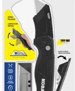 Kobalt Utility Knives Speed Release 10-Blade Folding Utility Knife with On Tool Blade Storage 11 Kobalt Utility Knives Speed Release 10-Blade Folding Utility Knife with On Tool Blade Storage -Kobalt Sales Store 41467704