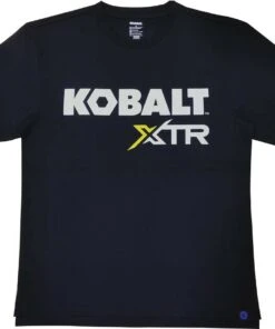 Kobalt Work Shirts Men's X-Large Textured Cotton Short sleeve Graphic T-shirt Work Shirt