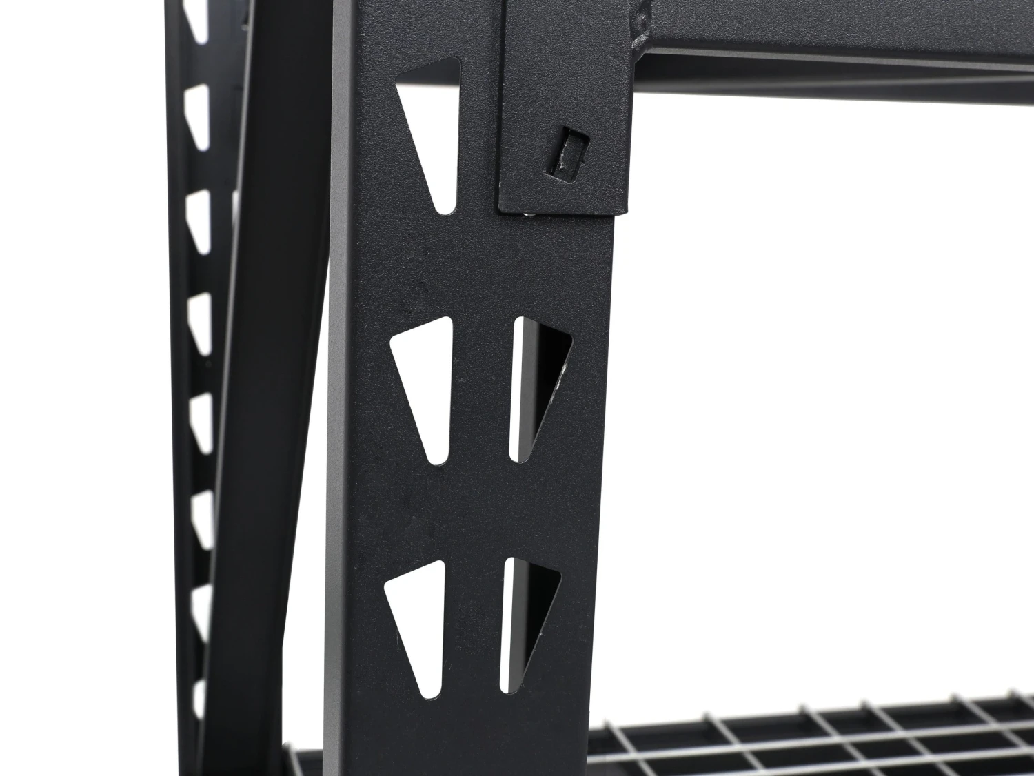 Kobalt Freestanding Shelving Units 84-in W x 24-in D x 84-in H 4-Tier Heavy Duty Steel Utility Shelving Unit 7 Kobalt Freestanding Shelving Units 84-in W x 24-in D x 84-in H 4-Tier Heavy Duty Steel Utility Shelving Unit - Image 7