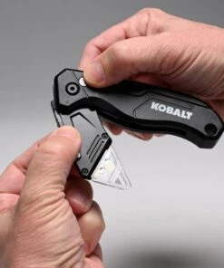 Kobalt Utility Knives Speed Release 10-Blade Folding Utility Knife with On Tool Blade Storage 12 Kobalt Utility Knives Speed Release 10-Blade Folding Utility Knife with On Tool Blade Storage -Kobalt Sales Store 42245122