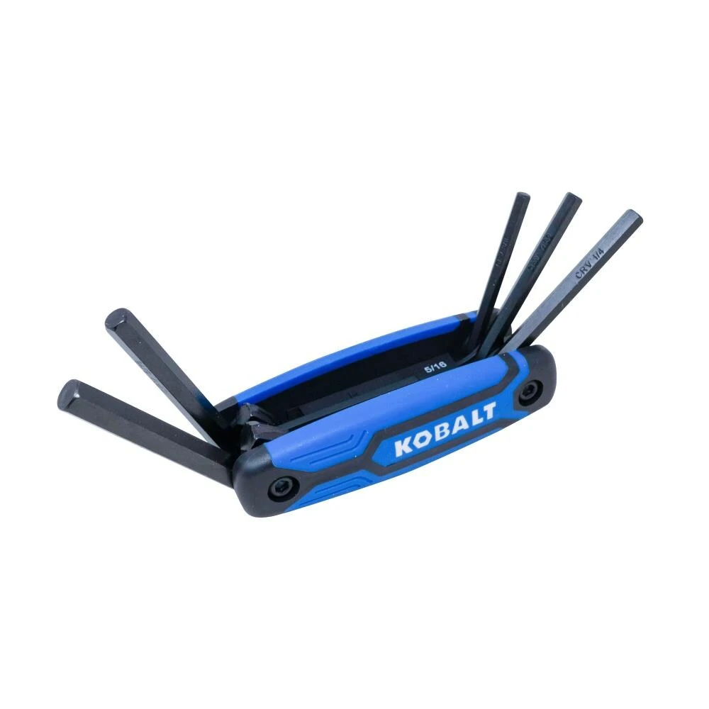 Kobalt Hex Keys & Torx Keys 5-key Standard (Sae) Folding Hex Key Set 6 Kobalt Hex Keys & Torx Keys 5-key Standard (Sae) Folding Hex Key Set - Image 6
