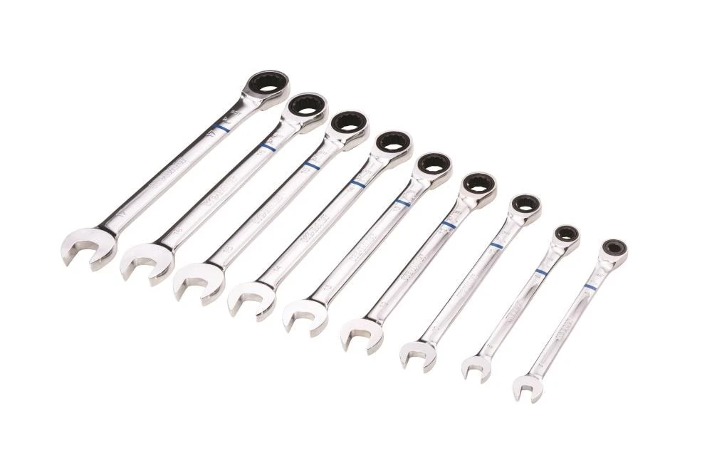 Kobalt Ratchet Wrenches & Sets In Tray with Removable Rails 20-Piece Set 12-Point Standard (SAE) and Metric Combination Ratchet Wrench Set 2 Kobalt Ratchet Wrenches & Sets In Tray with Removable Rails 20-Piece Set 12-Point Standard (SAE) and Metric Combination Ratchet Wrench Set - Image 2