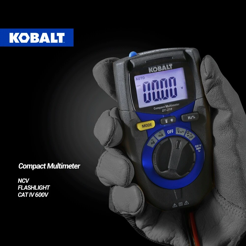 Kobalt Test Meters 0.2 Amp 600-Volt Digital Multimeter (Battery Included) 7 Kobalt Test Meters 0.2 Amp 600-Volt Digital Multimeter (Battery Included) - Image 7
