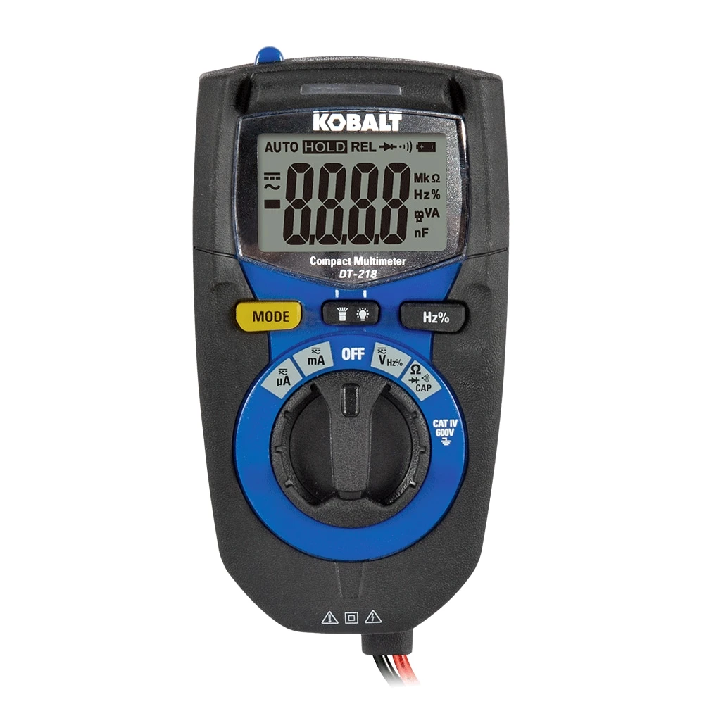 Kobalt Test Meters 0.2 Amp 600-Volt Digital Multimeter (Battery Included) 1 Kobalt Test Meters 0.2 Amp 600-Volt Digital Multimeter (Battery Included)