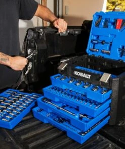 Kobalt Mechanics Tool Sets 250-Piece Standard (SAE) and Metric Combination Polished Chrome Mechanics Tool Set (1/4-in; 3/8-in) 24 Kobalt Mechanics Tool Sets 250-Piece Standard (SAE) and Metric Combination Polished Chrome Mechanics Tool Set (1/4-in; 3/8-in) -Kobalt Sales Store 42702387 scaled
