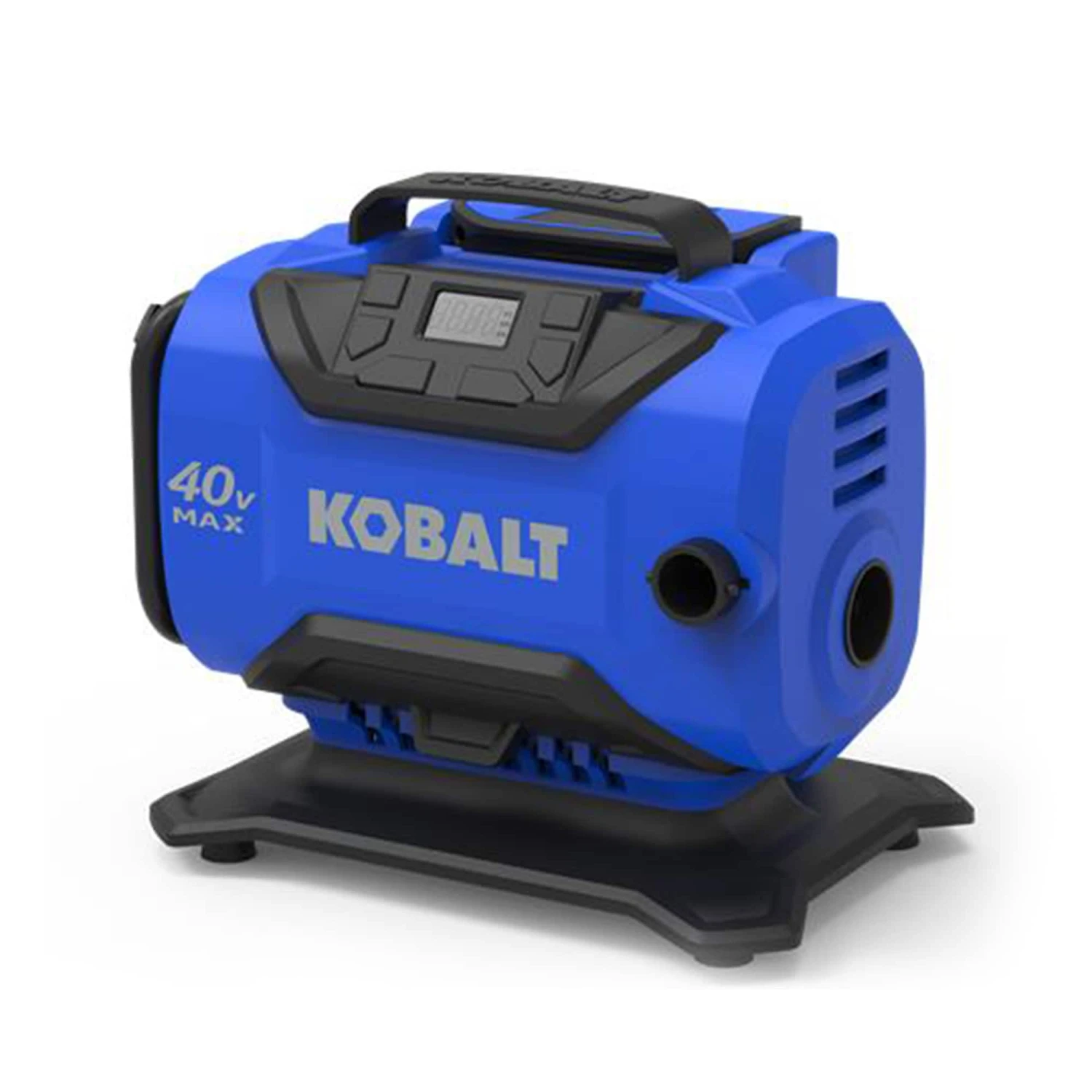 Kobalt Air Inflators 40-Volt Lithium Ion (Li-ion) Air Inflator (Power Source: Battery) (Battery and Charger Not Included) 1 Kobalt Air Inflators 40-Volt Lithium Ion (Li-ion) Air Inflator (Power Source: Battery) (Battery and Charger Not Included)