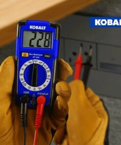 Kobalt Test Meters 0.2 Amp 500-Volt Digital Multimeter (Battery Included) -Kobalt Sales Store 43489128