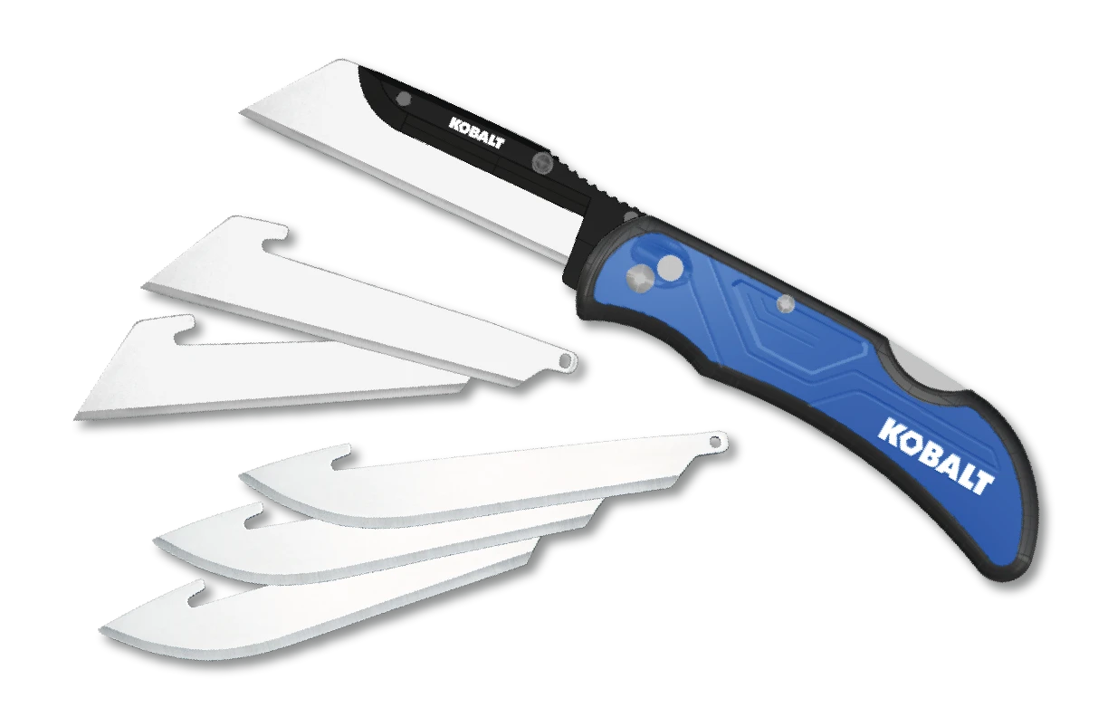 Kobalt Utility Knives 6-Blade Folding Utility Knife 1 Kobalt Utility Knives 6-Blade Folding Utility Knife