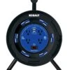 Kobalt Extension Cord Accessories 4-Outlet KOBALT Black/Blue Cord Reel 2-USB w/80ft 14/3 SJTW Ext Cord
